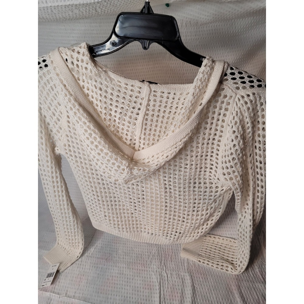Womens Love Knits Hooded Sweater/ coverup  Small‎